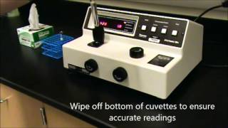 How To Use A Spectrophotometer [upl. by Blanka543]