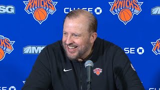 Tom Thibodeau PostGame Interview  New York Knicks vs Golden State Warriors [upl. by Eelyma]