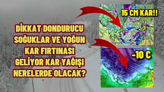 2627 Kasımda yoğun kar yağışı ve tipi geliyor Kar hangi şehirlere geliyor [upl. by Bak]