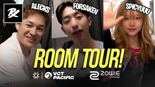 The PRX Korea Room Tour ft Spicyuuu  Paper Rex VALORANT wgaming benqzowie [upl. by Nellak]