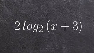 Condensing logarithmic expressions [upl. by Chung]