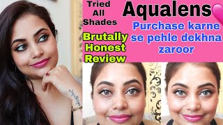 aqualens coloured contact lenses brutally honest review color contact lenses [upl. by Quintie]