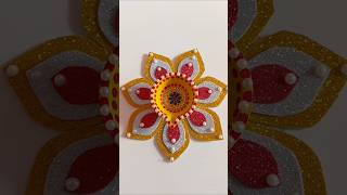 Diwali diya design homemade diyadecoration shorts [upl. by Constancy]