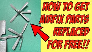 HOW TO Get Airfix Replacement PARTS for FREE  Missing or Damaged [upl. by Eednus]