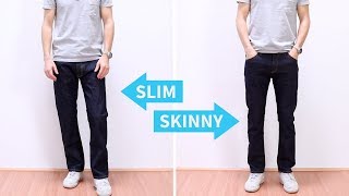 Slim vs Skinny Jeans Which Fit Is Right For You [upl. by Prader]