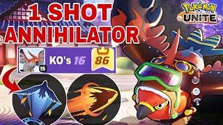 This Build Turns TALONFLAME into a OneShot Killing Machine in Solo Queue  Pokemon Unite [upl. by Poore]