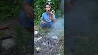 Bushcraft Skills Very Simple and Very Useful in Forest survival bushcraft camping forest [upl. by Sharleen]