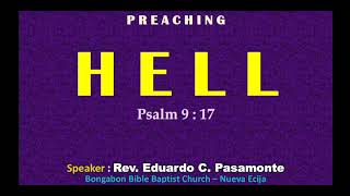 HELL  IMPYERNO Psalm 917  Rev Eduardo C Pasamonte Tagalog Preaching [upl. by Aicirtal]