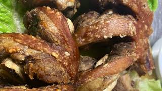 How to Cook Pork Crackling in Air Fryer  Crispy Pork Hocks or Filipino Crispy Pata [upl. by Odell]