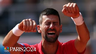 Tennis Breakdown Novak Djokovic wins gold Italy makes history  Paris Olympics  NBC Sports [upl. by Aneev]