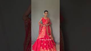 Navratri Day69Saree Styles✨Lehenga Draping❤️ navratri red festival festiveseasonnavratrivibes [upl. by Lyn902]