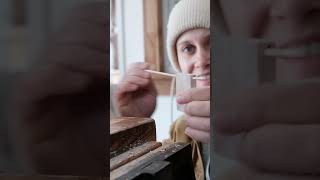 Bamboo skewers for wood hinges [upl. by Yht]