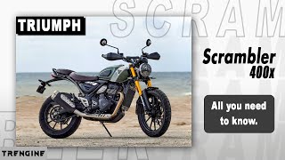 Scrambler 400x Triumph  Best Sub 500cc  Features and Specs  Trengine [upl. by Hcardahs]