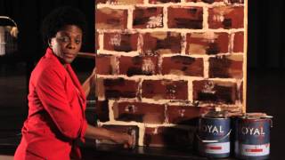 How to Make a Brick Wall Backdrop for a Childrens Play  Theater Tips amp Costuming [upl. by Inahpit]