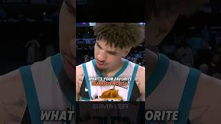 Lamelo Ball’s Favorite Thanksgiving Food 🦃🍽️ shorts [upl. by Nastassia]