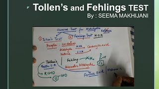 ALDEHYDES  TOLLENS and FEHLINGS TEST By Seema Makhijani class 12 Practicals chemistry [upl. by Torrance]