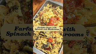 Farfalle Pasta Recipe 🍝 pastarecipe nomeat vegetarian pastalover healthylifestyle healthy [upl. by Pavyer]