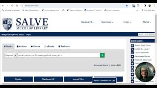 Finding books and articles from the librarys homepage [upl. by Cower81]