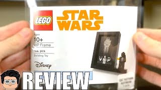 LEGO Star Wars BLACK VIP CARD FRAME Review Set 5005747 [upl. by Lugar342]