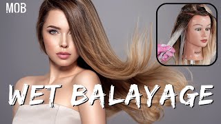 Effortless Wet Balayage Tutorial Master SunKissed Perfection [upl. by Nnylahs]