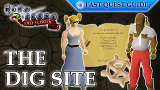 The Dig Site Quest  OSRS Quality Quick Guide 2024 [upl. by Nosidam]