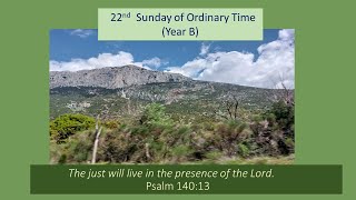 22nd Sunday of Ordinary Time Year B [upl. by Andel]