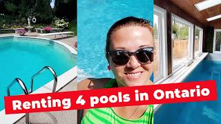 How to Rent a Pool by the Hour in Toronto and Ontario outdoor and indoor pools with Swimply app [upl. by Lilia]