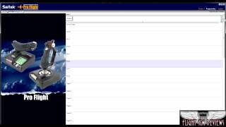 Saitek X52 Pro Software Review and Tutorial HD [upl. by Chouest]