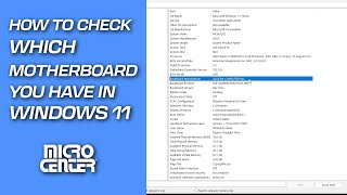 How to Check Which Motherboard You Have In Windows 11  Micro Center Tech Support [upl. by Rettig524]