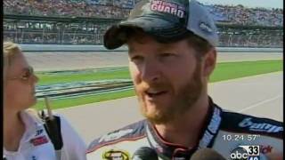 Dale Earnhardt Jr pushes Jimmie Johnson to win at Talladega [upl. by Destinee173]