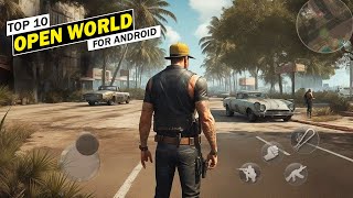 TOP 10 Mejores Juegos MUNDO ABIERTO Para Android 2024 GRATIS ✅ [upl. by Atteuqaj]