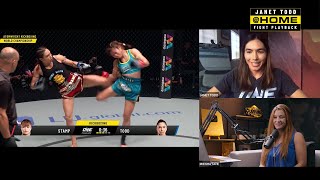 Janet Todd amp Miesha Tate  ONEHome Fight Playback [upl. by Tnattirb]