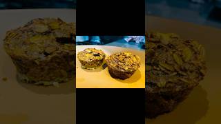 🍫Low Calories Chocolate Chip Muffins with Oats highprotein dietmeal breakfast oatsforweightloss [upl. by Anilad73]