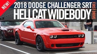 2018 Dodge Challenger SRT Hellcat Widebody First Drive Review Test Drive [upl. by Ylrebme]