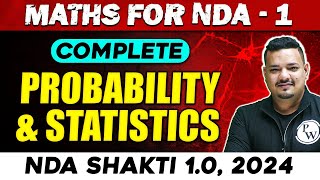 NDA Maths  ProbabilIty amp Statistics  NDA 1 2024  Defence Wallah [upl. by Umont512]