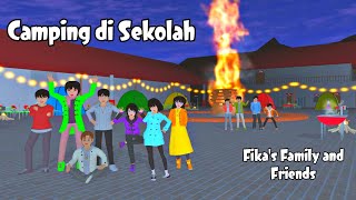 Fikas Family and Friends  Camping di Sekolah  Sakura School Simulator [upl. by Amron316]