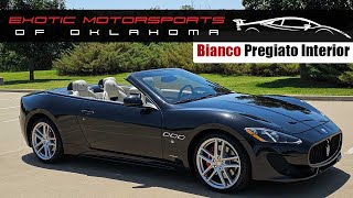 2016 Maserati GranTurismo Sport Convertible with Bianco Pregiato Interior [upl. by Mathias]