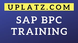 SAP BPC Training amp Certification  SAP Business Planning and Consolidation  SAP BPC Tutorial Uplatz [upl. by Sucramad848]