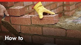 Bricklaying 101 How To Build A Brick Wall  Bunnings Warehouse [upl. by Ramsey954]