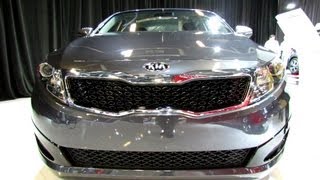 2013 KIA Optima LX GDi  Exterior and Interior Walkaround  2013 Montreal Auto Show [upl. by Malinde953]