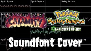 The Devourer of Gods Nonstop Mix  Terraria Calamity Mod OST PMD2 Soundfont Cover [upl. by Ramas]