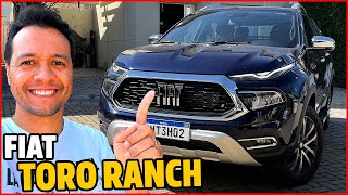 NOVA FIAT TORO RANCH 2022 PICAPE 4X4 DIESEL É MELHOR E MAIS BONITA QUE A TORO 13 TURBO [upl. by Luna239]