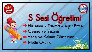 S Sesi Öğretimi ve ELAKİNOMUTÜYÖRIDS Ses Birleştirme Etkinlikleri  Dik Temel Harfler 1 Sınıf [upl. by Darrel]