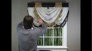 Waterfall Valance  How to Hang [upl. by Yendahc]