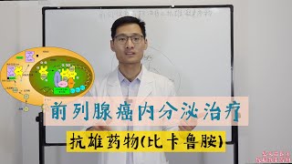 【攝護腺癌】【前列腺 癌】前列腺癌内分泌治疗之抗雄激素药物的作用机制，比卡鲁胺、恩杂鲁胺 [upl. by Yunfei]