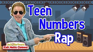 Teen Numbers Rap  Jack Hartmann [upl. by Anillehs]