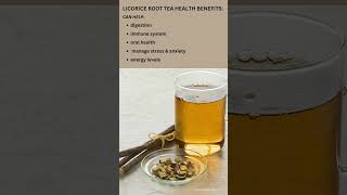 Licorice Root Tea guthealth tea licorice digestivehealth teaheals licoriceroot farazberjis [upl. by Emelina]