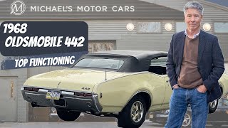 1968 Oldsmobile 442 Convertible top functioning [upl. by Aneelehs862]