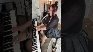 Bennie and the jets piano cover pianogirl pianocovers [upl. by Irahk]