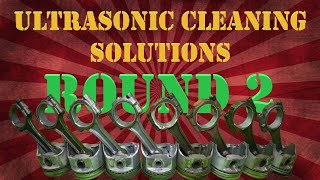 Round 2 Ultrasonic Cleaner Solutions Showdown Cheap vs Expensive Solvents [upl. by Dlorag]